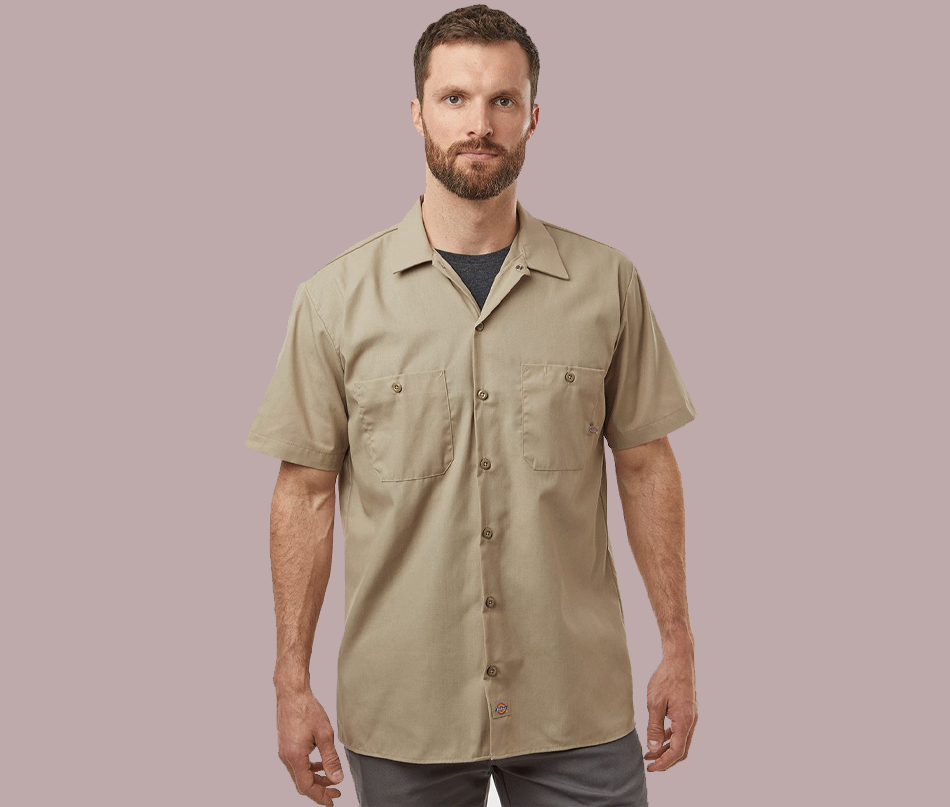 Industrial Short-Sleeve Work Shirts